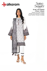 Alkaram Lawn | Unstitched Collection 3 Pieces Casual Wear| Summer Collection 2025 Collection Vol