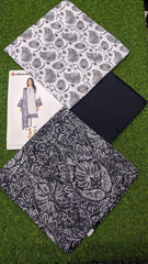 Alkaram Lawn | Unstitched Collection 3 Pieces Casual Wear| Summer Collection 2025 Collection Vol