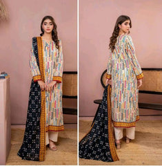 ✨ Zesh ✨ 3 Piece unstitched Suit Zesh Summer Lawn Collection 2025