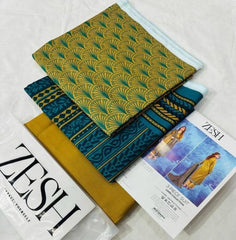 ✨ Zesh ✨ 3 Piece unstitched Suit Zesh Summer Lawn Collection 2025